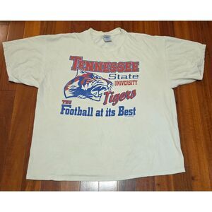 Vintage 90s Tennessee State University TSU Football Graphic 2X T-shirt
